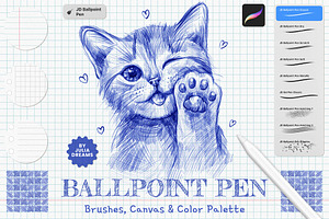 Ballpoint Pen Brushes for Procreate