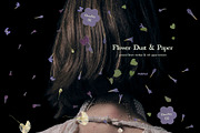 Flower Dust Overlays & Paper Texture, a Texture Graphic by Purple (Thumbnail 3 of 15)