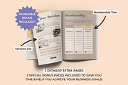 Workbook ebook Canva template Sunset, a Templates & Theme by Monarch 21 Design (Thumbnail 8 of 8)