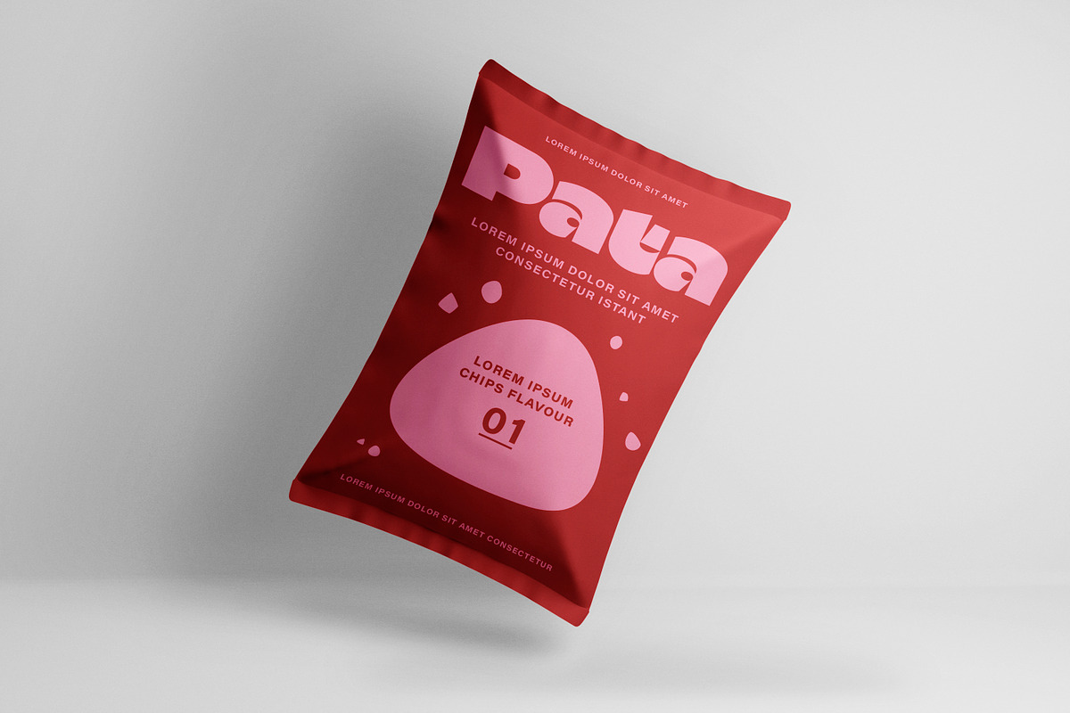 Snack / Chips Packaging Mockup, a Packaging Mockup by Catkie - Digital Art (Photo 6 of 8)