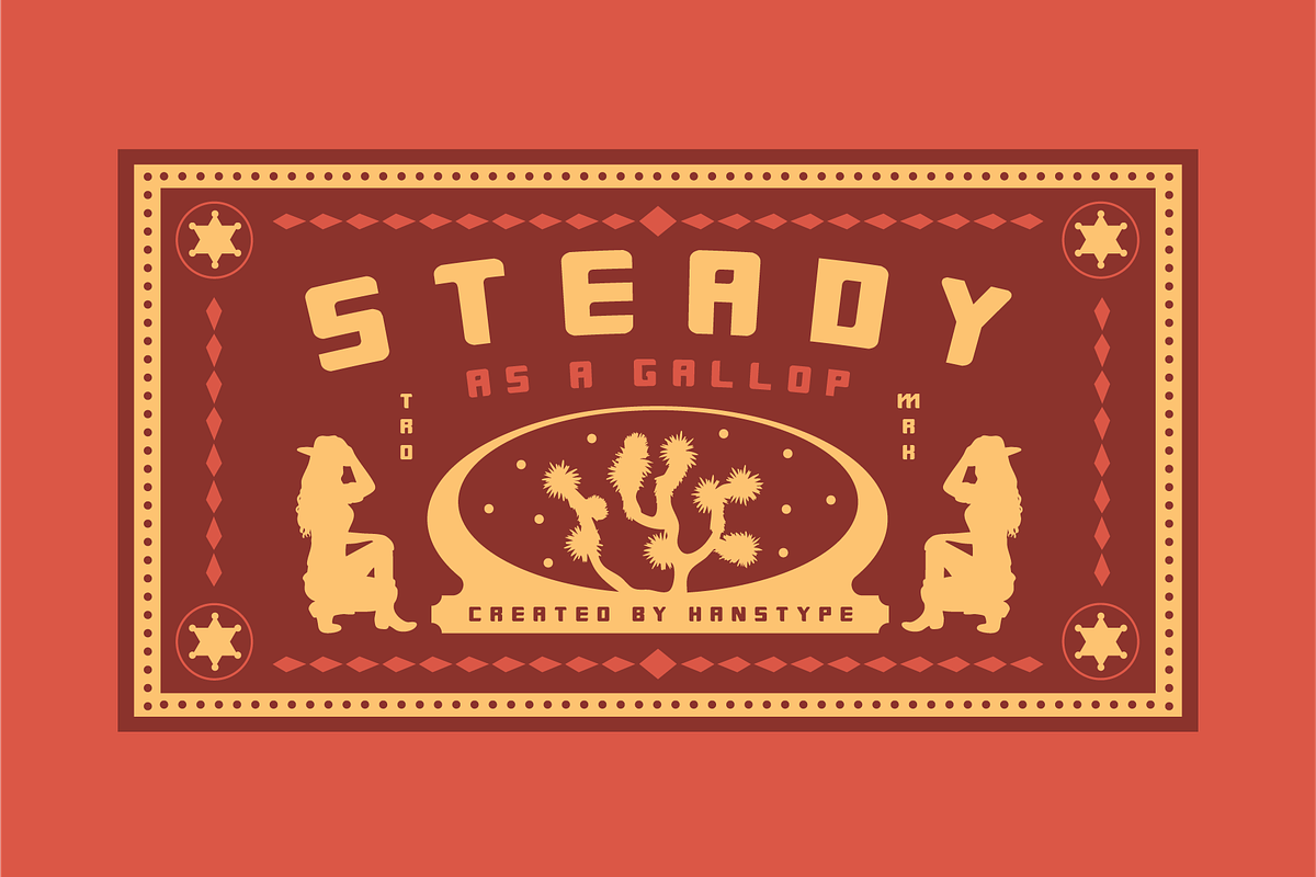Steelty - Vintage Display Font, a Font by Hanstype.com (Photo 7 of 10)