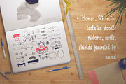 60% discount Simple 0.1 Brush Font, a Script Font by zao4nik (Thumbnail 4 of 8)