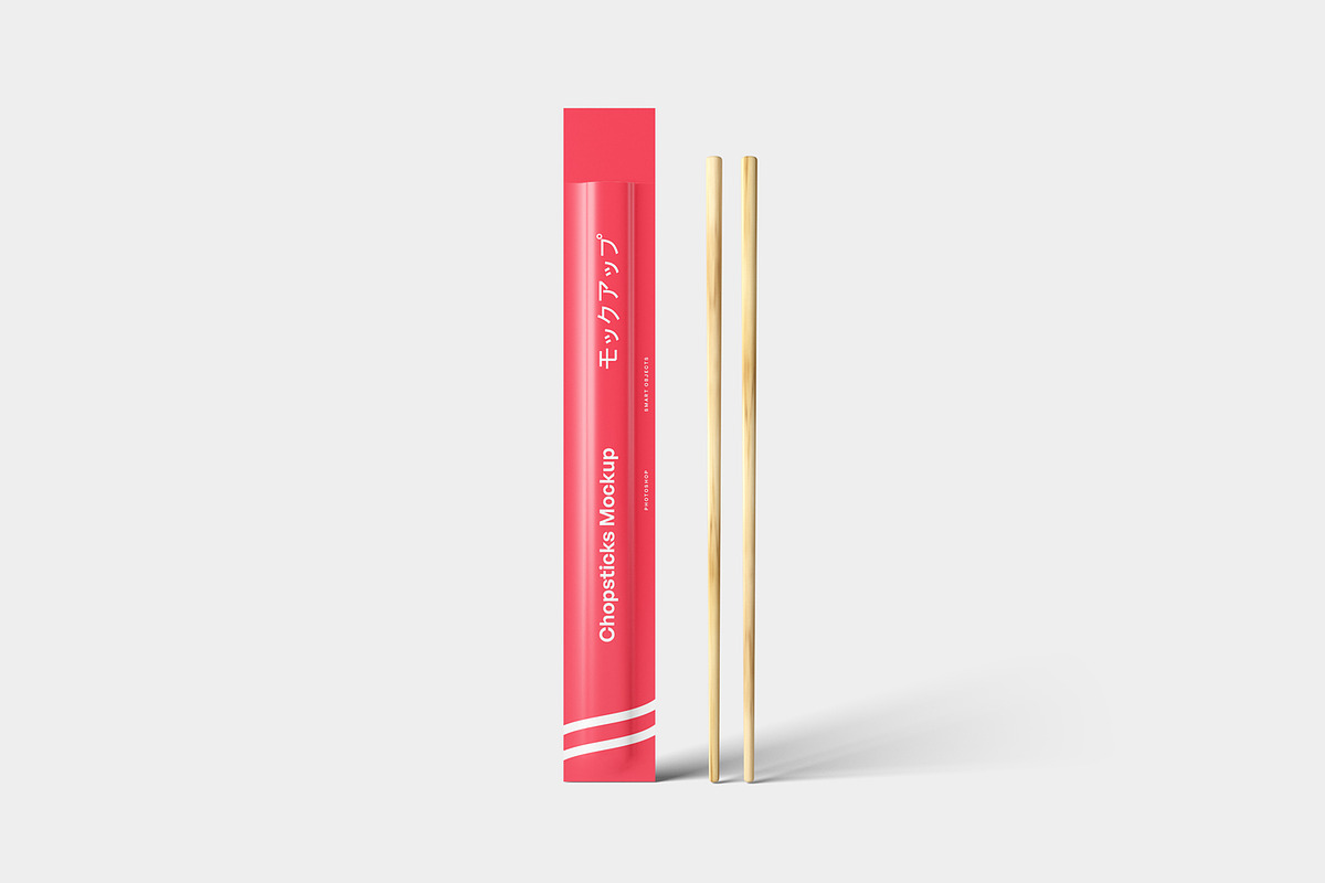 Chopsticks Mockups, a Packaging Mockup by artimasa (Photo 5 of 6)