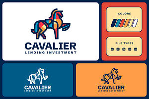 Cavalier - Modern Horse Logo, a Branding & Logo Template by Suhandi