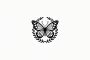 Rose Butterfly Wreath Silhouette —, an Illustration by Amazin_art (Thumbnail 2 of 25)
