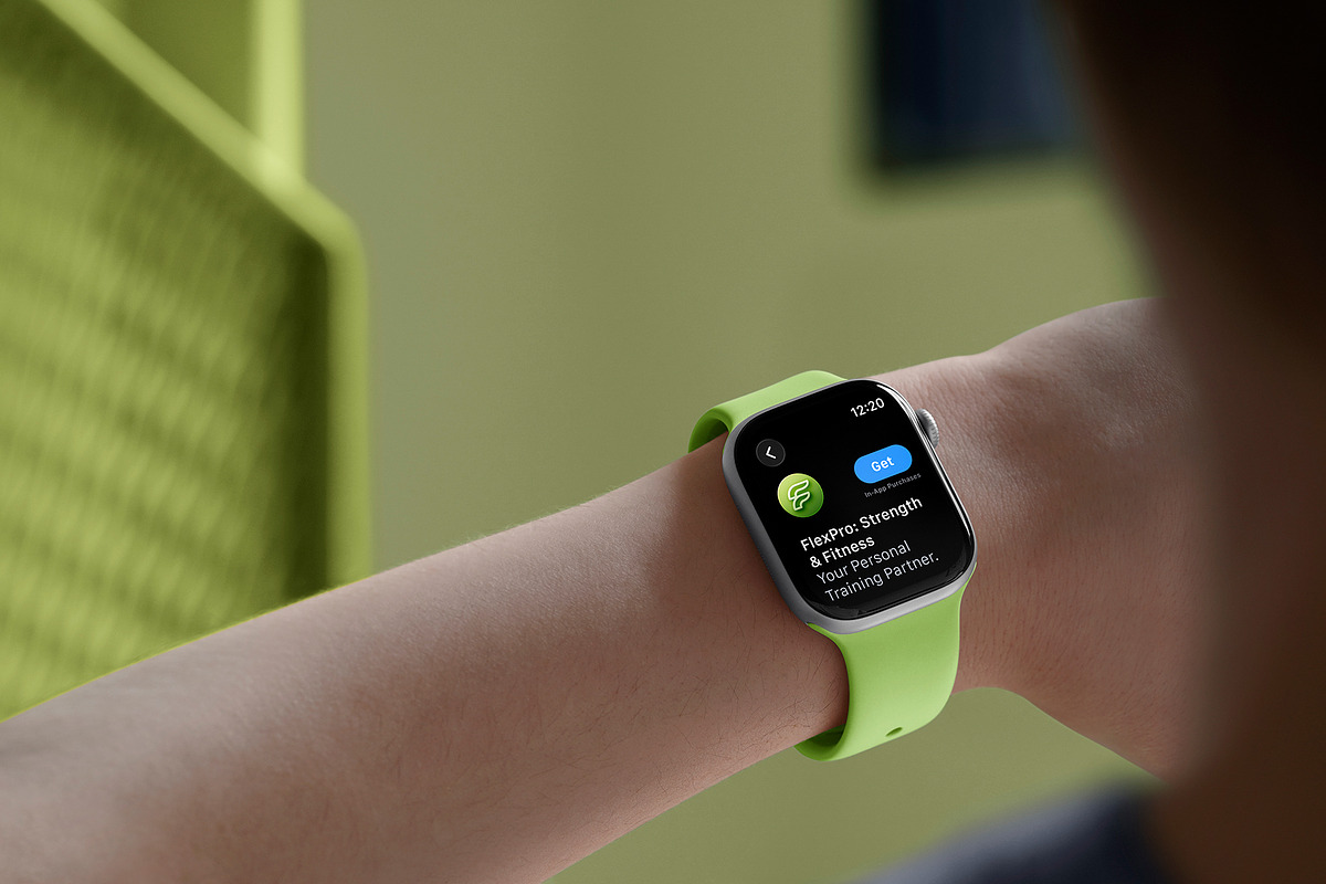24 Watch Series 11 in Hand Mockups, a Wearable Device Mockup by Asylab (Photo 76 of 107)