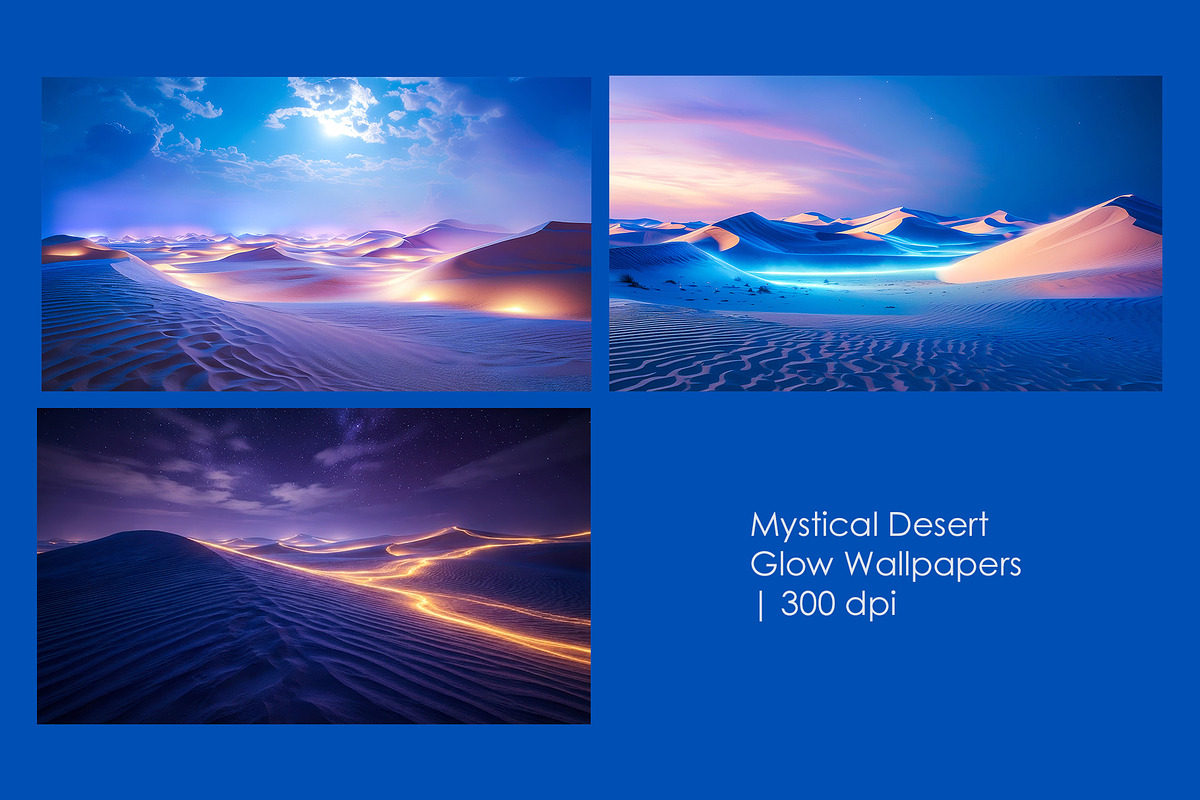 Mystical Desert Glow, a Seasonal Illustration by StockVerse Creative (Photo 1 of 4)