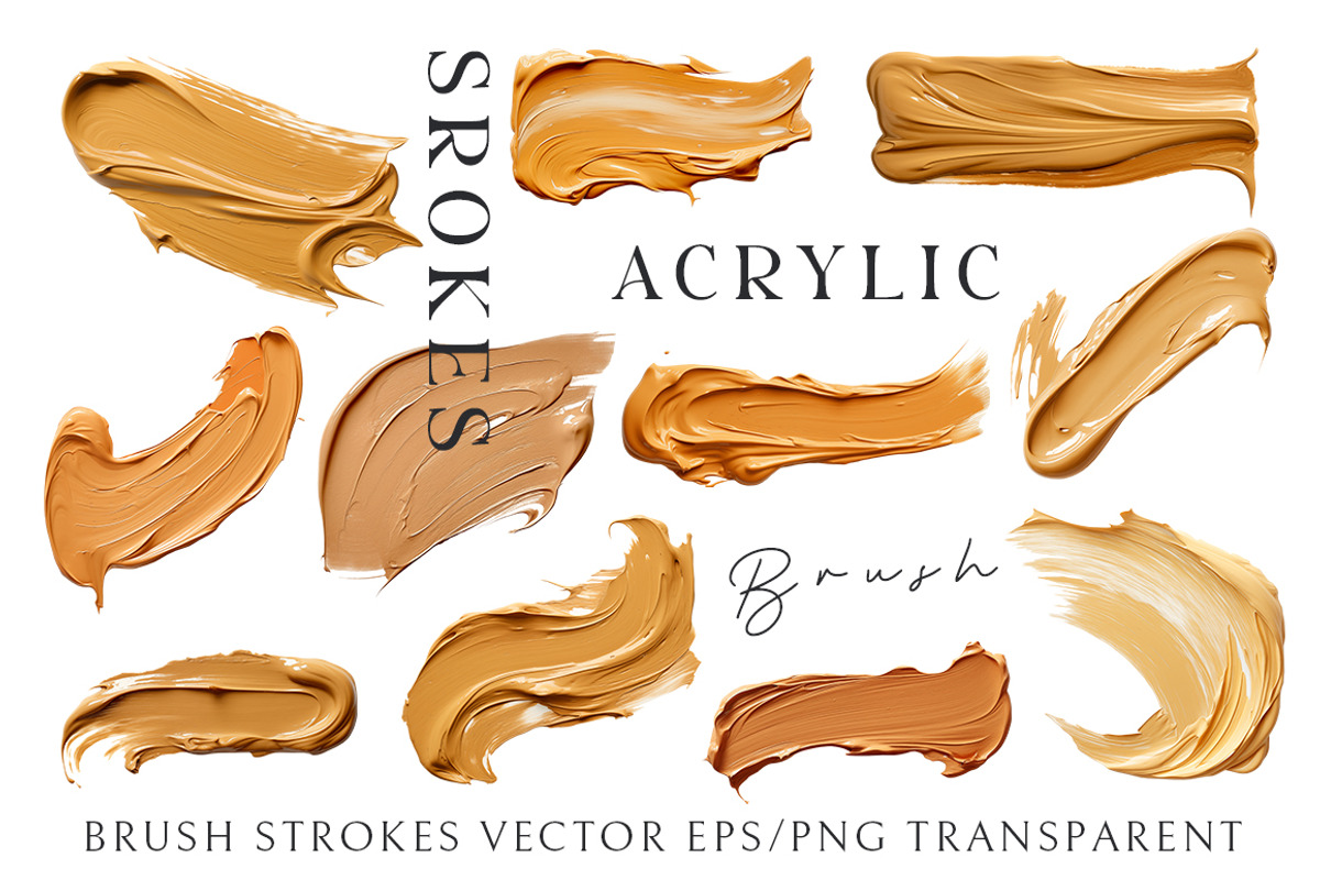Acrylic Brush Strokes, an Object Graphic by Evgeniia (Photo 5 of 10)