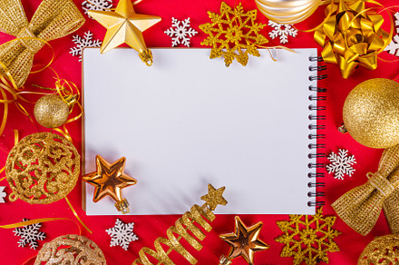 Christmas and New Year background, a Holiday Photo by Rimma