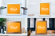 Portrait+Landscape Frame Mockup, a Product Mockup by MockUpgrade (Thumbnail 4 of 4)