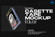 Casette Tape Mockup Bundle, a Packaging Mockup by Jacober Design (Thumbnail 9 of 11)