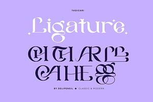 TC - Modern Serif Typeface