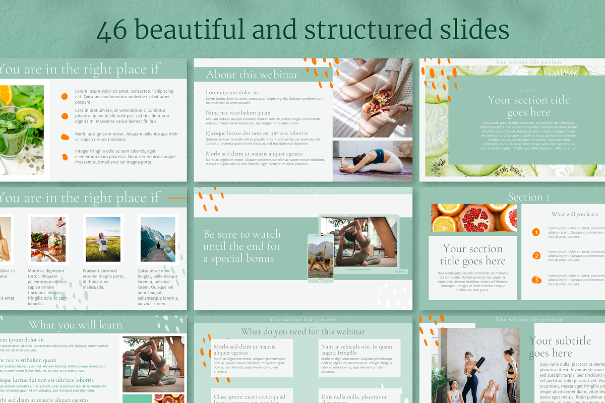 Webinar slide deck INSTANT DOWNLOAD, a Presentation Template by DesignKora (Photo 3 of 10)