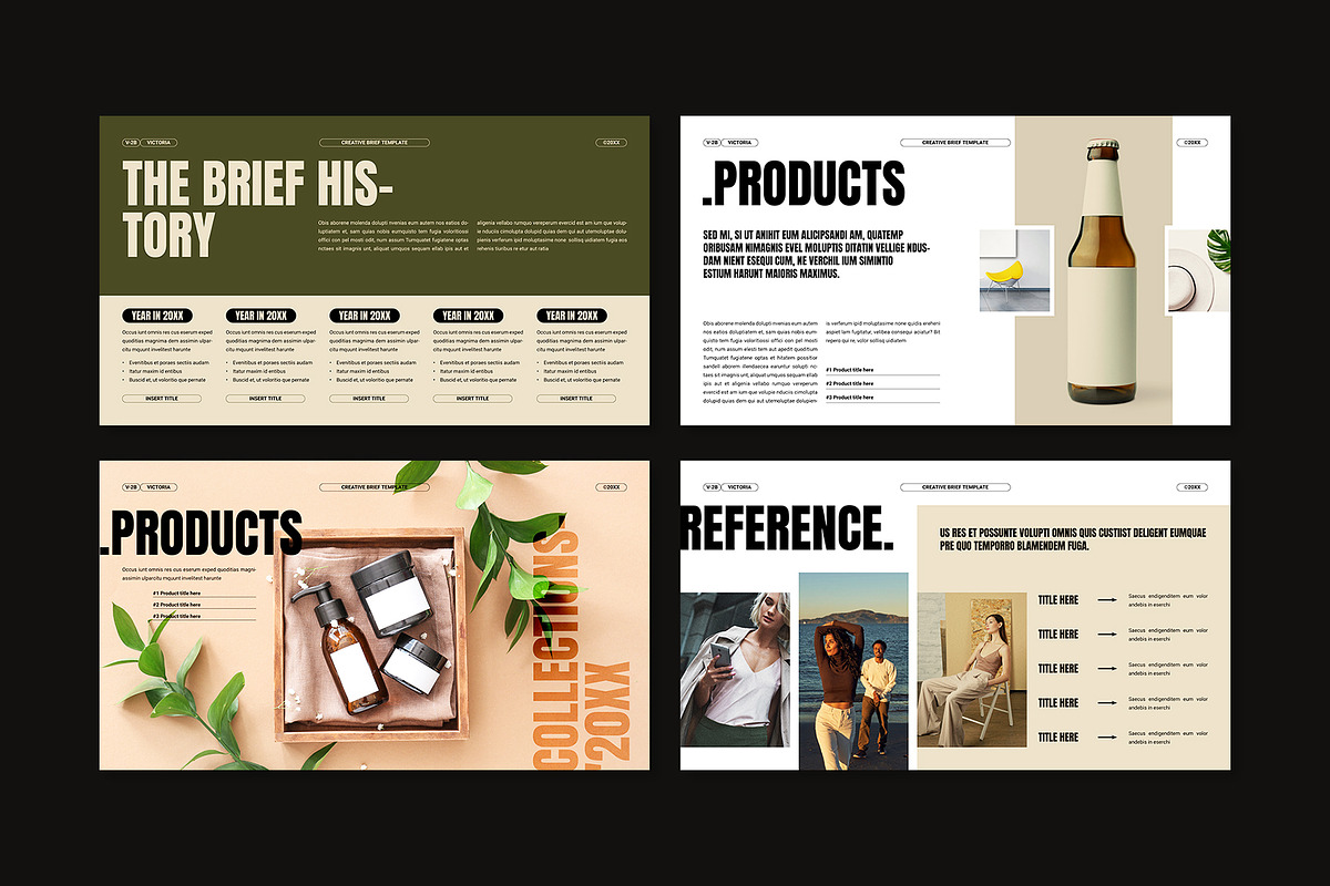 Creative Brief Presentation Template, a Presentation Template by E-Type (Photo 3 of 5)