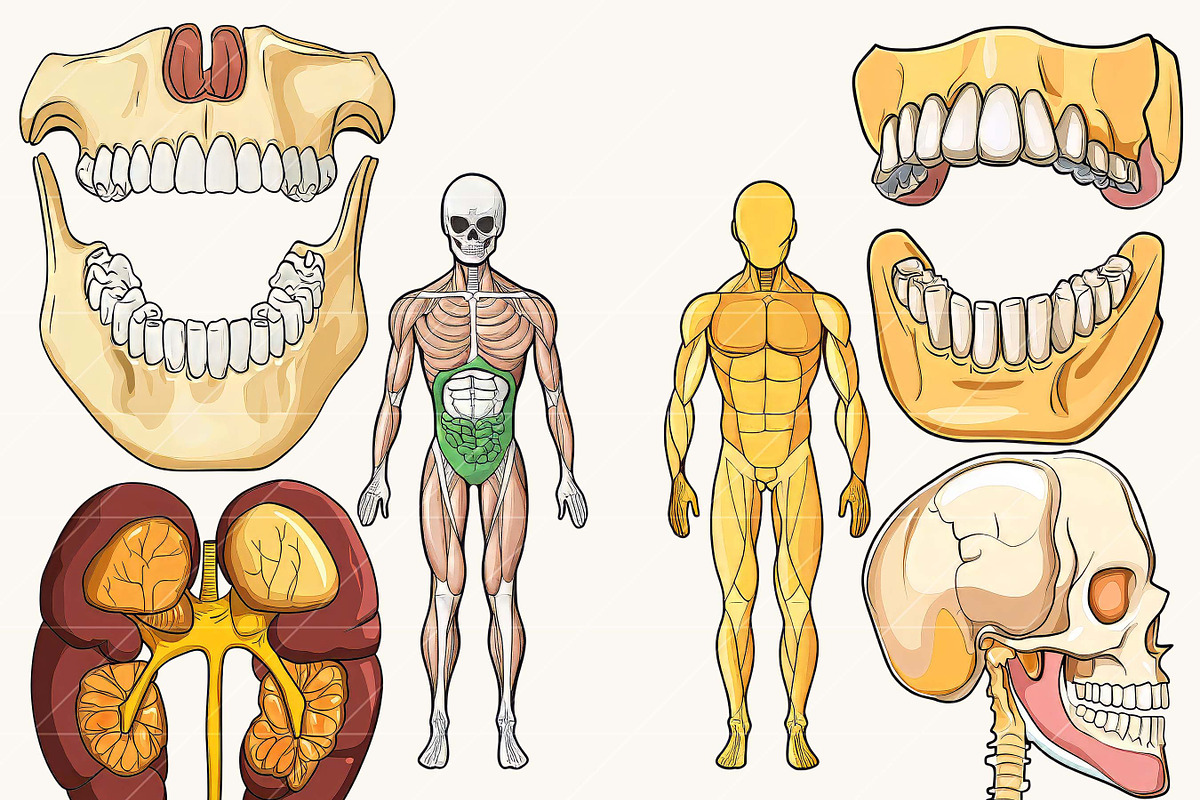 Vector Human Anatomy Clipart, a Person Illustration by Design Scotch (Photo 6 of 9)