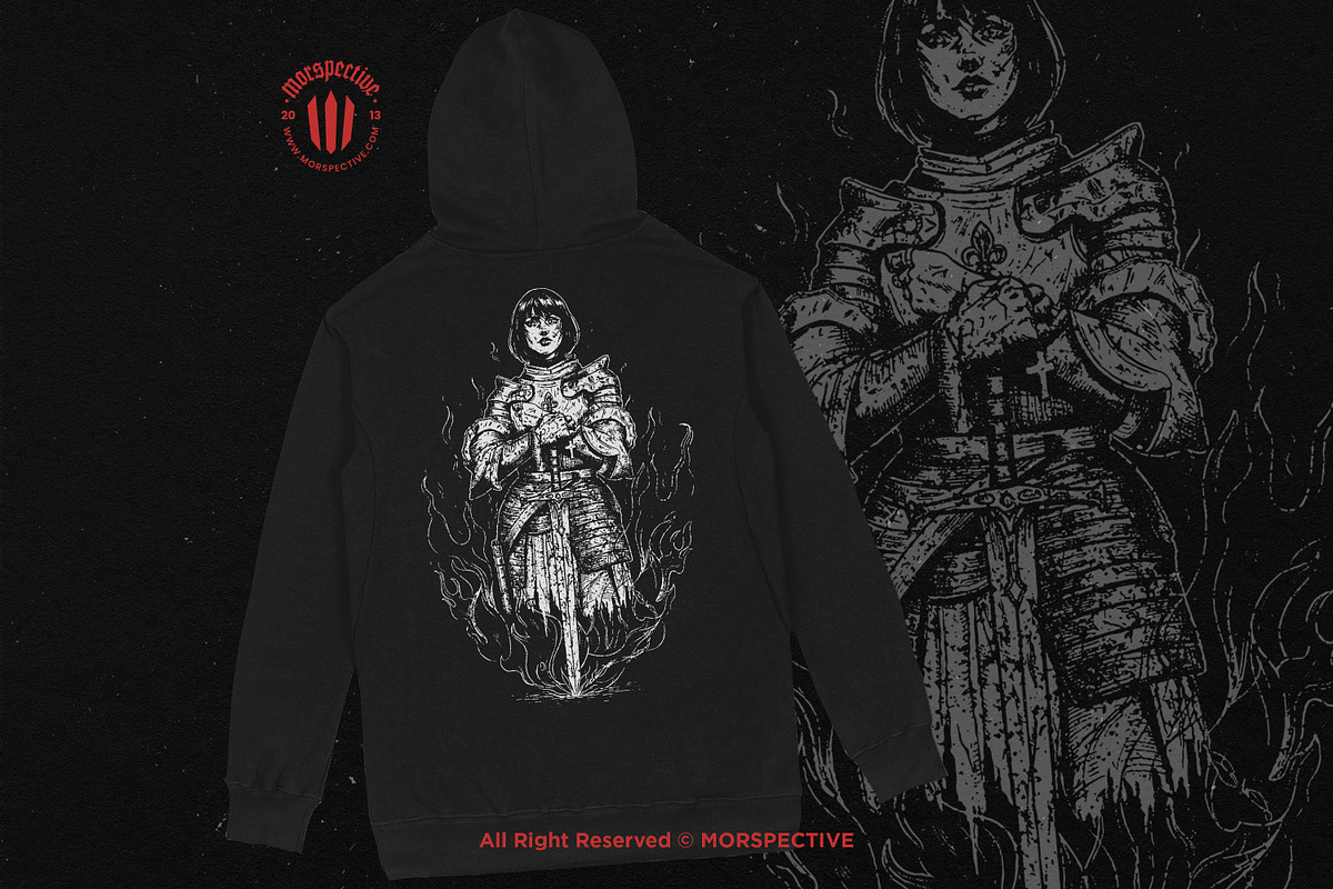 10 Bundle Dark Art Women Soldier, an Illustration by Morspective (Photo 4 of 7)