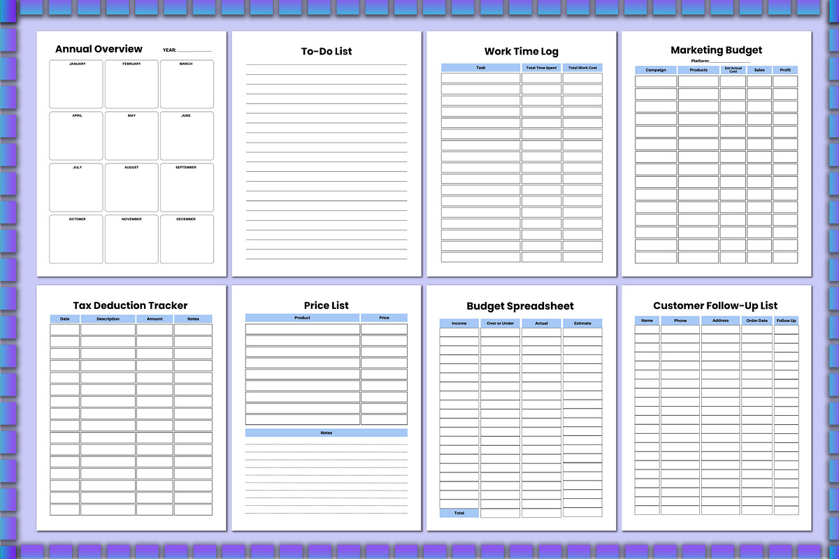 2025-2026 Craft Business Planner KDP, a Stationery Template by Shumaya (Photo 4 of 7)