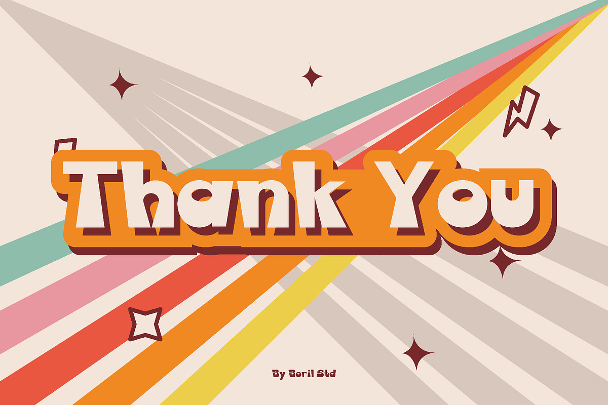 Gombor Man - Retro Sans, a Sans Serif Font by Boril Std (Photo 10 of 10)