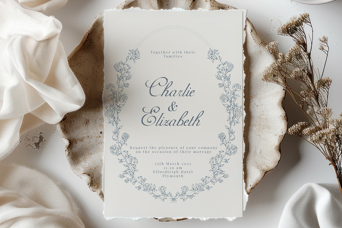 Elegant Rose Borders, a Decorative Illustration by AW Studios (Photo 8 of 8)