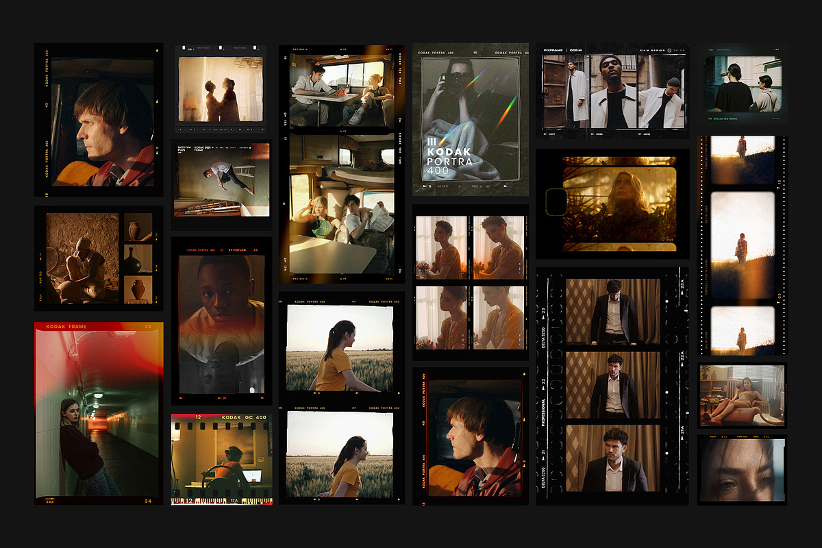 Kodak & FujiFilm Frames, a Texture Graphic by Pixflow (Photo 7 of 7)