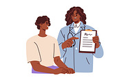 Patients visit doctors. Health exam, a Healthcare Illustration by Good Studio (Thumbnail 8 of 9)