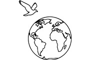 Earth Day Globe Silhouette Set, a Finance Illustration by Designer_Momina (Thumbnail 23 of 29)