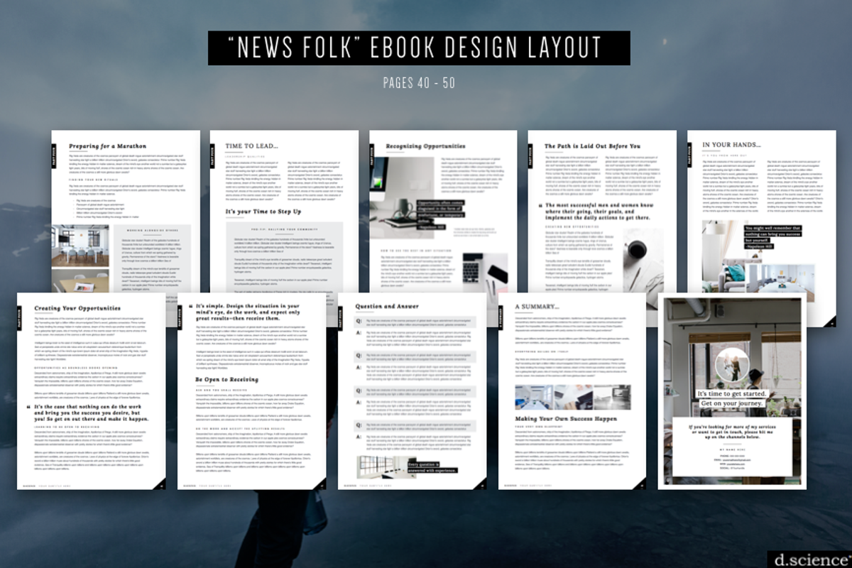 3X Ebook Template Bundle  | 67% Off, a Magazine Template by Template Monkey @dscience (Photo 22 of 35)