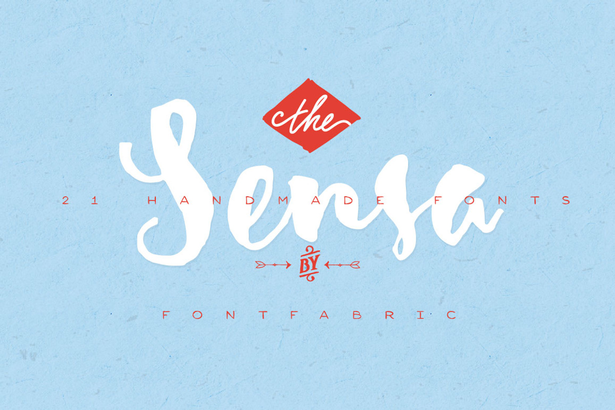 Sensa Family, a Script Font by Fontfabric (Photo 1 of 7)