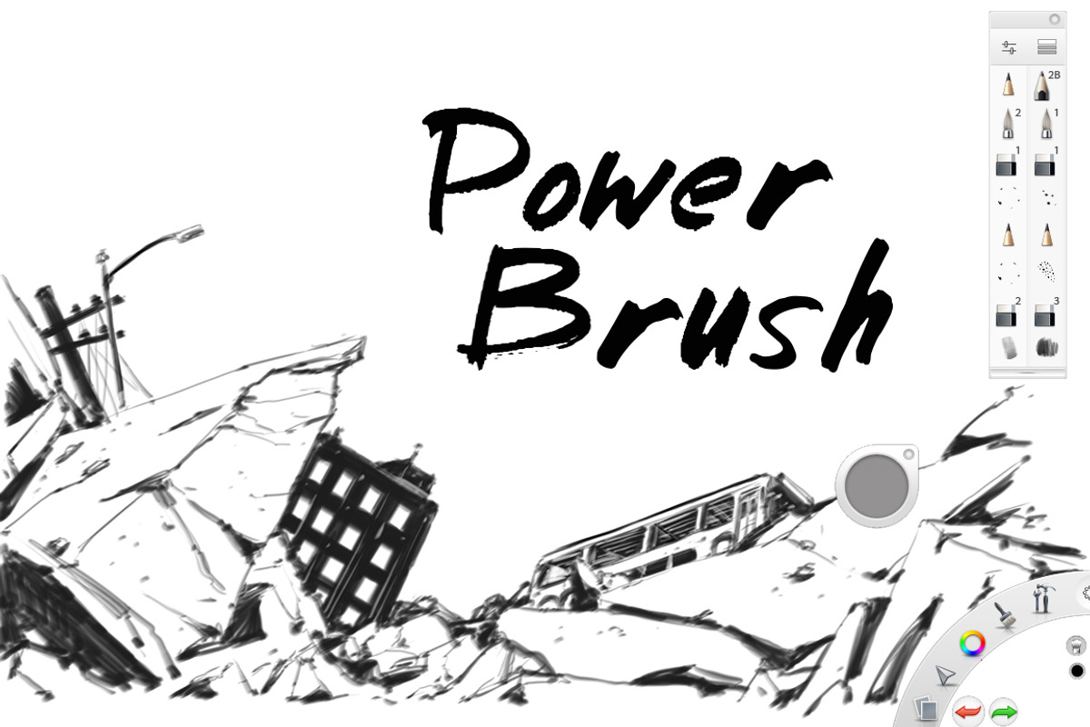 18 Line Art Brushes 4 SketchBook Pro, a Brush Add-On by Komiksman's Digital Goods (Photo 5 of 6)