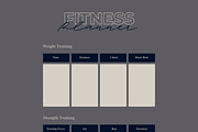 PLR Fitness Planner, a Stationery Template by Brand Your Biz Co. (Thumbnail 8 of 8)