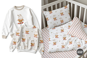 Rabbit Skater seamless patterns, a Pattern Graphic by vatrushkaprint_store (Thumbnail 3 of 4)