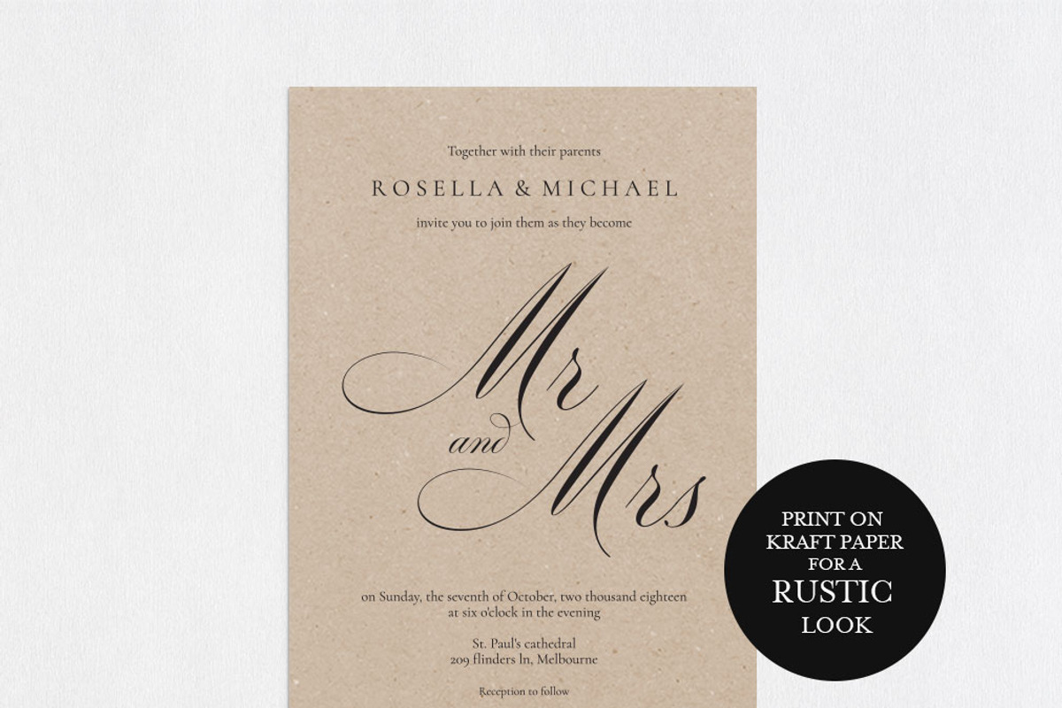 Invitation Template SHR435, an Invitation Template by Shafura_Wedding (Photo 2 of 5)