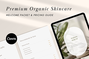Organic Skincare Pricing Guide, a Magazine Template by batang