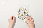 Greeting Cards Mockup Set, a Product Mockup by creatsy5 (Thumbnail 7 of 12)