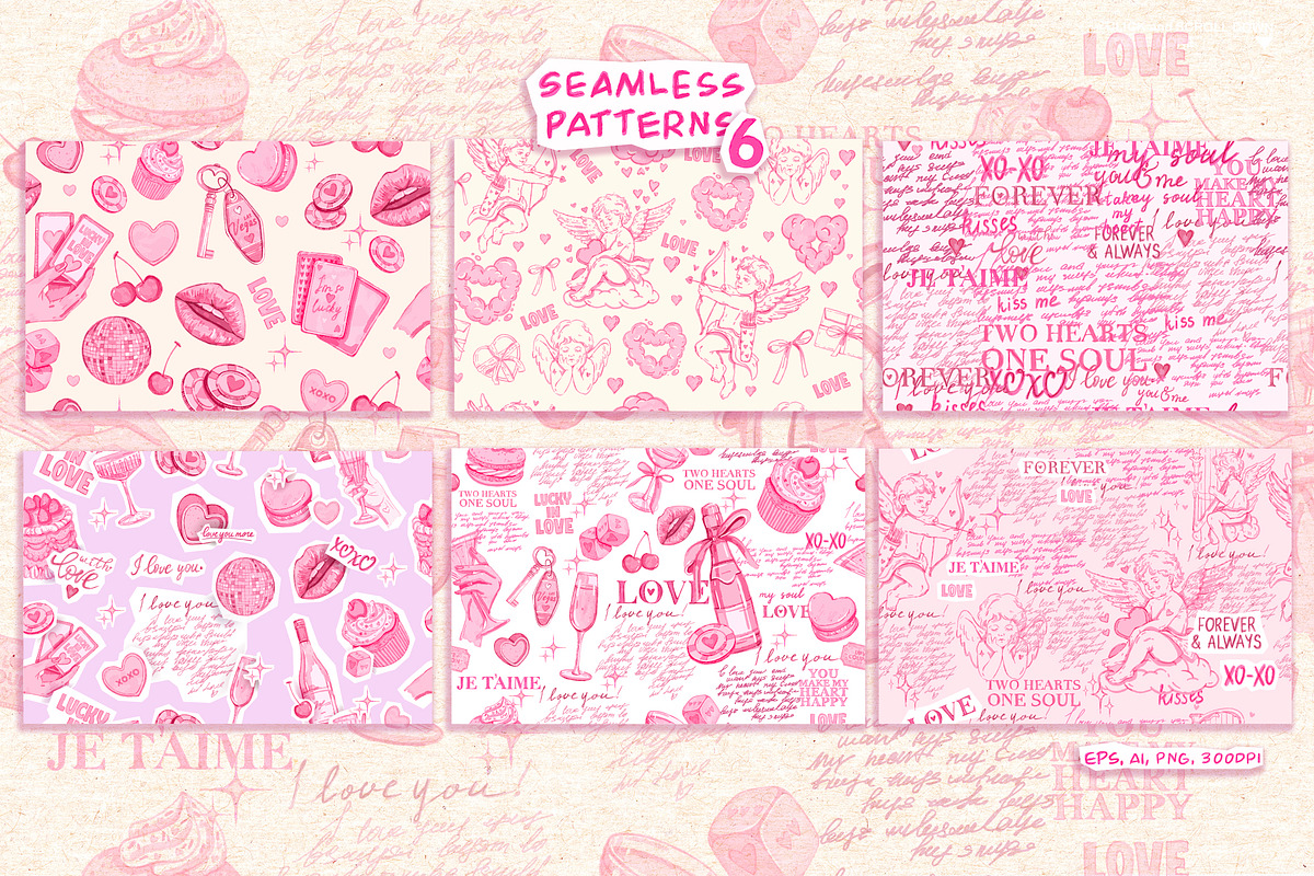 VALENTINE DAY WATERCOLOR CLIPART, a Decorative Illustration by AlexandraArt (Photo 8 of 10)