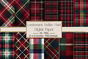 Cuddle - Lumberjack Buffalo Plaid, an Illustration by DreamPrint404 (Thumbnail 1 of 5)