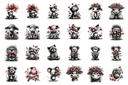 Whimsical spring clipart, an Illustration by SinaCreation (Thumbnail 2 of 11)