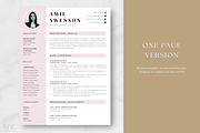 Modern Resume Template - Amie, a Resume Template by AntDesignStudio (Thumbnail 2 of 9)
