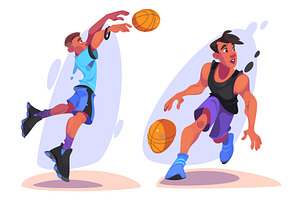 Basketball player in uniform, a Sport Illustration by art PVP - market