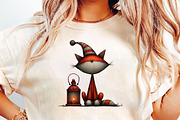 Whimsical Christmas Clipart, an Illustration by DreamCafeArt (Thumbnail 6 of 6)