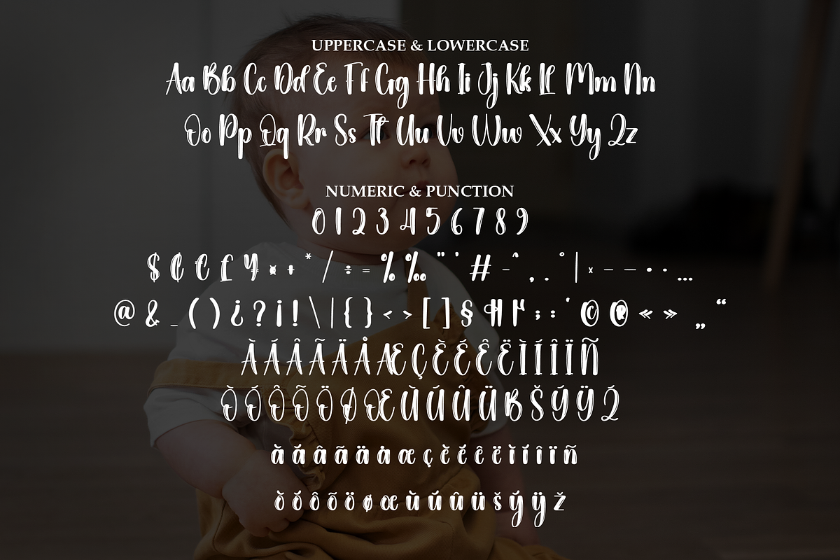 Baby | Script Font, a Handwritten Font by Scratchones (Photo 7 of 9)
