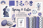 Floral & Easter collection, a Decorative Illustration by ApetekMarket (Thumbnail 1 of 11)