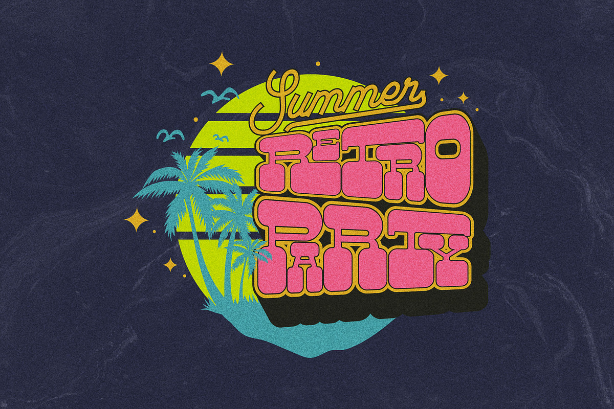 Saturday Night Font Family preview 7
