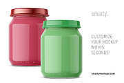 Food Jar Mockups, a Product Mockup by Smarty Mockups (Thumbnail 4 of 6)
