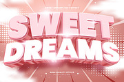Sweet Dream Editable Text Effect, a Layer Style Add-On by Niestart Creation (Thumbnail 2 of 2)