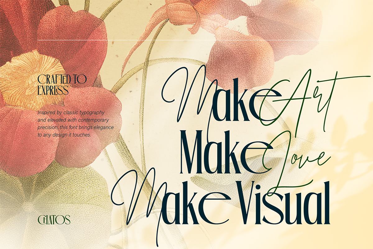 Chatos Original, a Serif Font by Burntilldead (Photo 3 of 11)