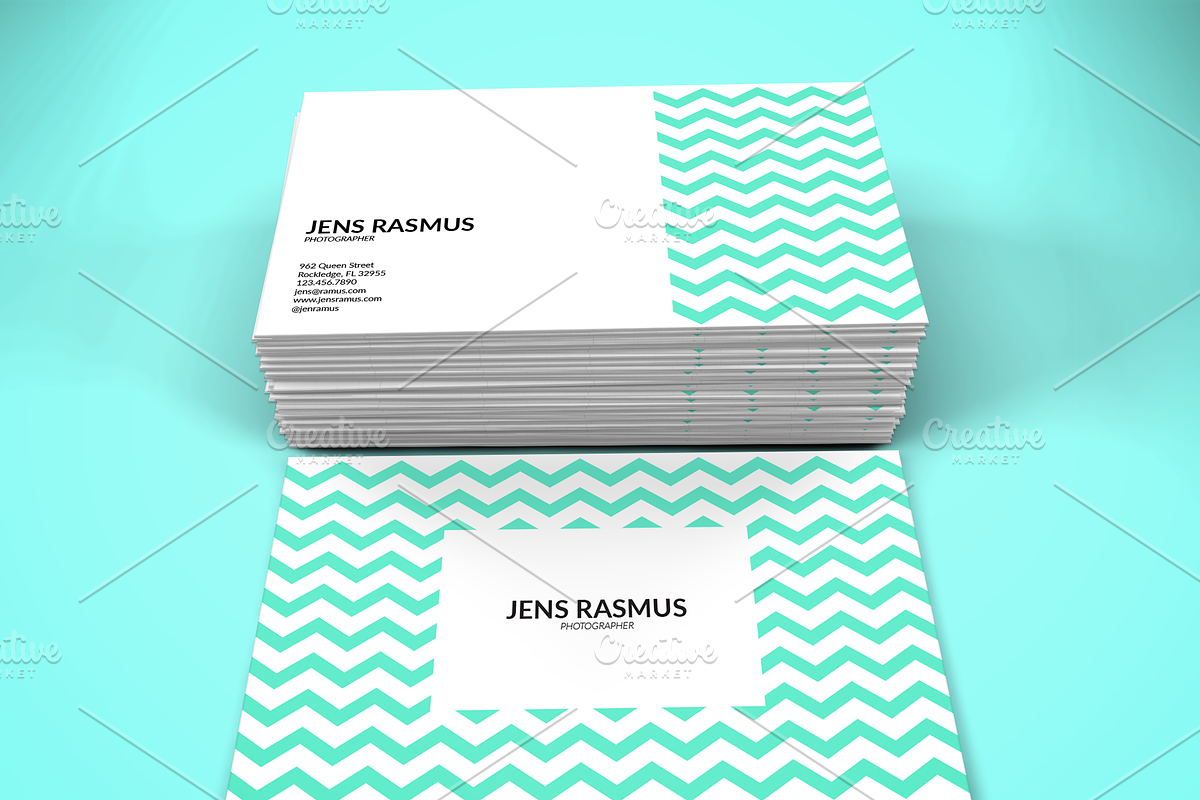 Jens Rasmus Business Card Template, a Business Card Template by D | S Creative Design (Photo 3 of 4)