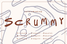 Scrummy Foodies Font