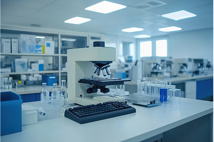 Advanced modern medical laboratory, a Health & Medical Photo by Lermont51