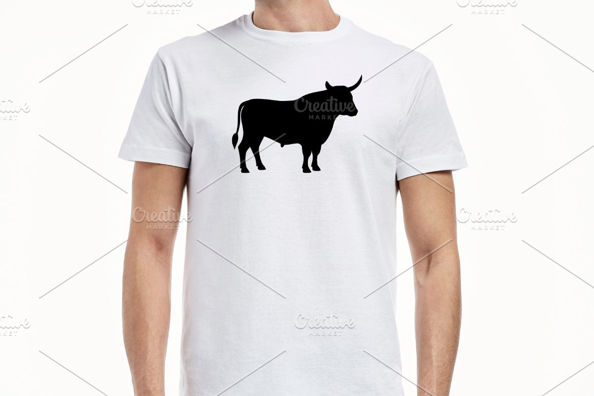 Bull Silhouette SVG, an Animal Illustration by newminddesign (Photo 6 of 10)